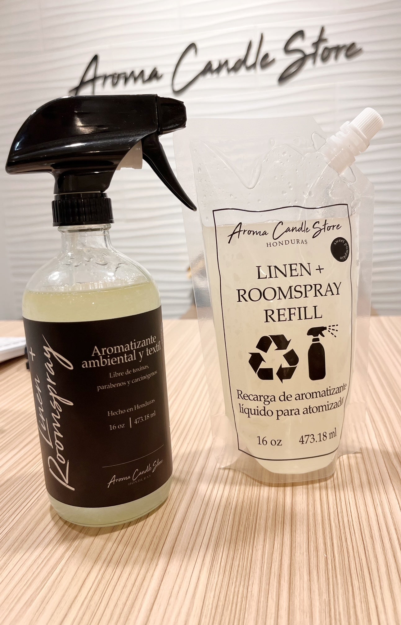 Refill to go- Mist & Linen + Roomspray