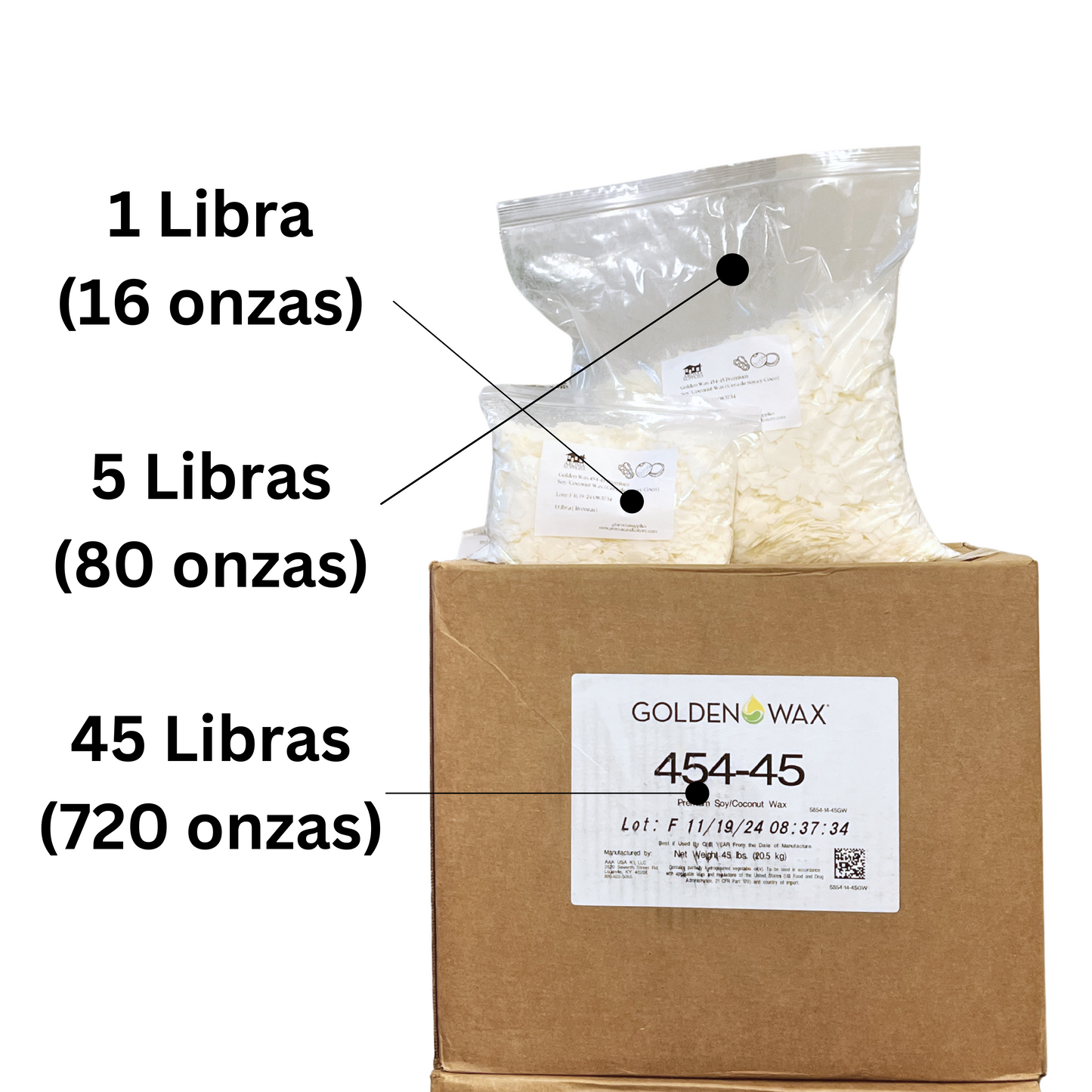 Cera de Soya para Pilar BW-921