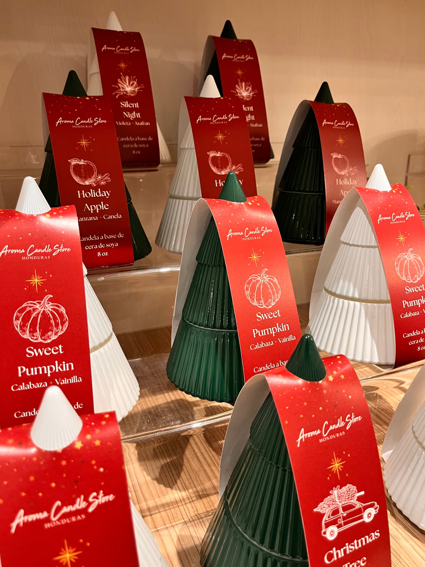 Candela en Árbol de Navidad