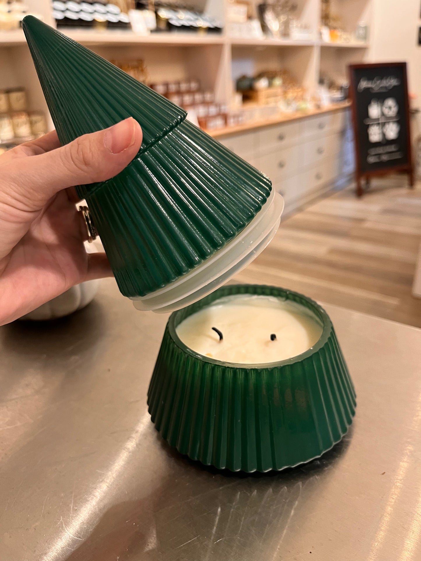 Candela en Árbol de Navidad