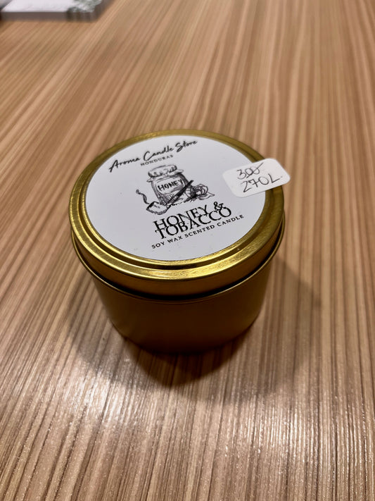 Tin de 6 onzas con Honey & Tobacco Modificado
