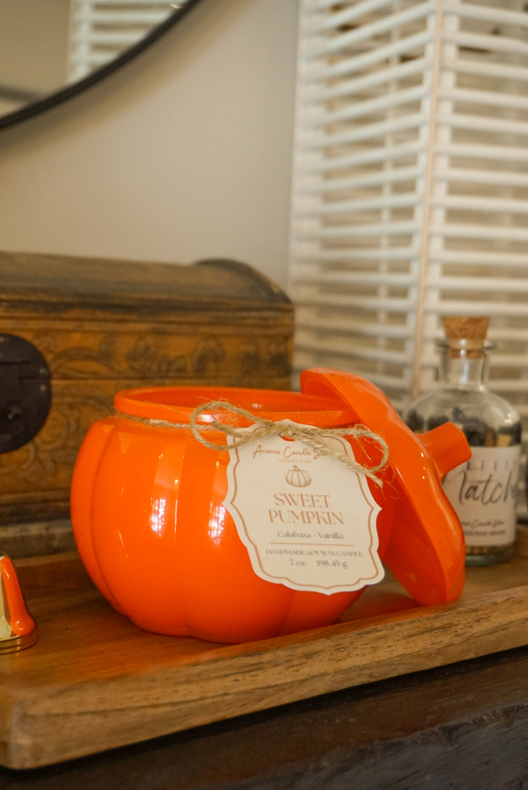 Glass Pumpkin Large